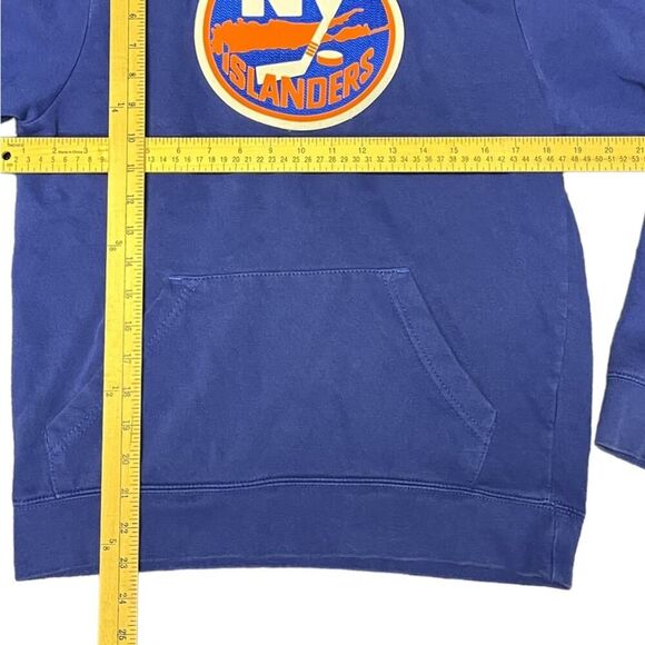 Y2K Blue Majestic Ladies New York Islanders NHL pullover sweatshirt size small - Picture 6 of 6